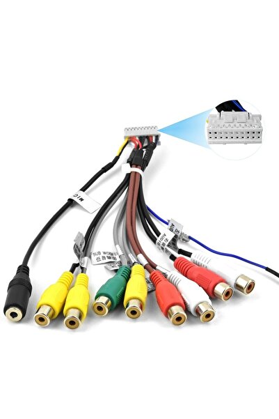 NO BRAND Conector RCA cu 20 de pini cu modem SIM 4G pentru radio Android