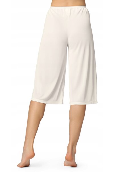 NO BRAND Pantaloni scurți tip half-ring pentru femei BLV-ME Ecru XL