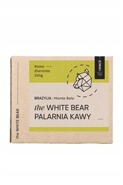NO BRAND Boabe de cafea White Bear Brazil Monte Belo 250g 100% Arabica