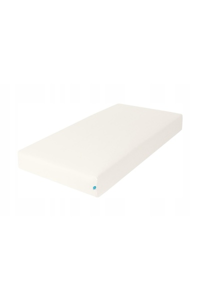 CEBA Cearșaf de pat din bumbac cu elastic 140x70 Alb