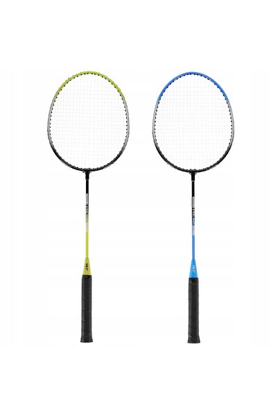 NO BRAND Set de badminton 4 rachete 3 volane Fileu 195x22 CM Cu husă NILS