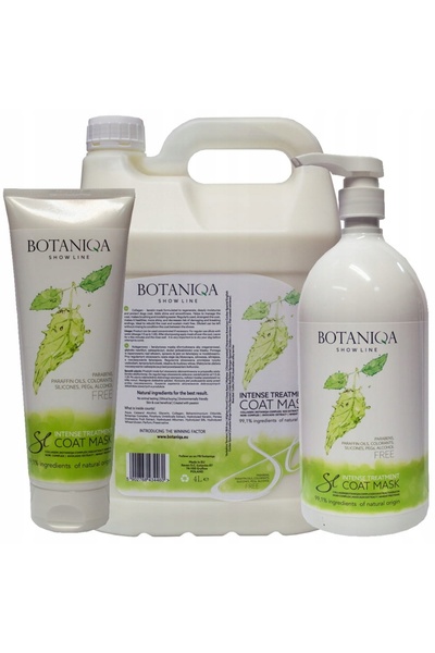NO BRAND Botaniqa show line mască hidratantă cu colagen și cheratină pentru c...