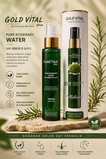 BİBERİYE SUYU ~ PURE ROSEMARY WATER 100ml