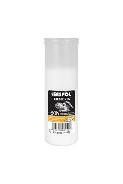BISPOL Set 3 x Candela Alba Tip Rezerva Bispol, 60 Ore