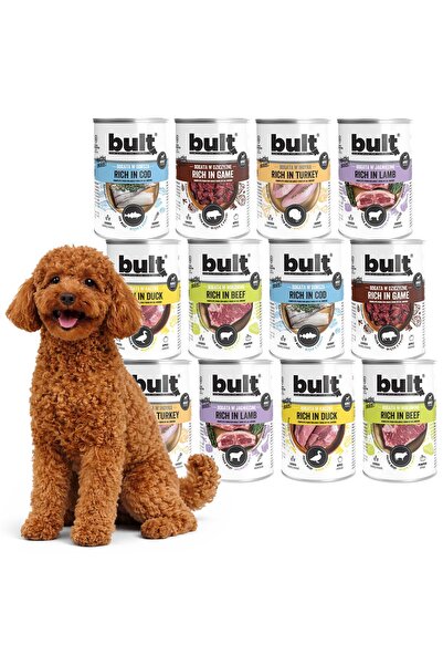 Bult Hrană umedă completă pentru câini, arome asortate, cutie 12x400g
