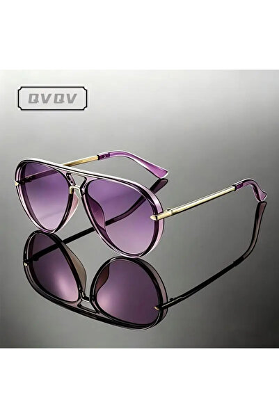 choice2 Purple Candy Color Trendy Oversized Pilot Sunglasses Women Summer Fas...