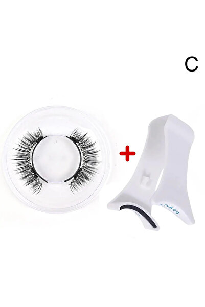 Choice C Magnetic Eyelashes Handmade 3D Natural Magnetic False Eyelashes Reus...