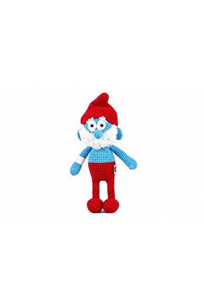 Komek Sepeti Amigurumi Şirinler Oyuncak