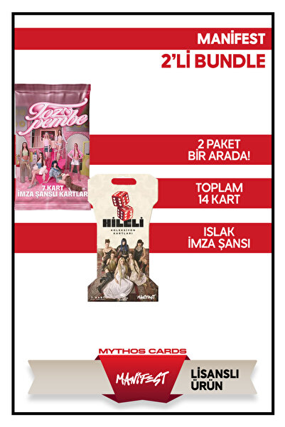Mythos Cards Manifeste Hi̇leli̇ & Powder Pink Bundle