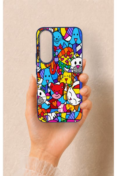 Vip Case Vivo V70 Fe 5g Compatible Britto Garden Patterned Silicone Case