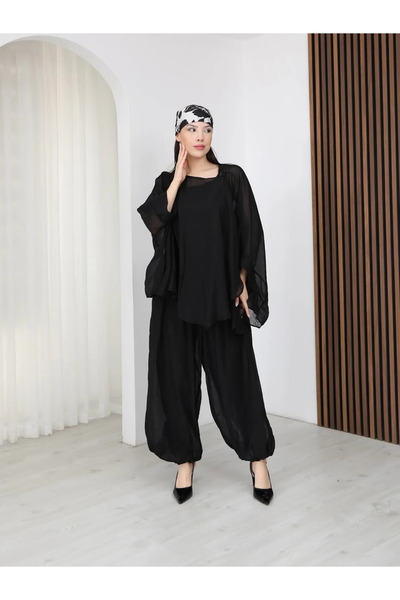 nazzain Oversize Tulle Shirt