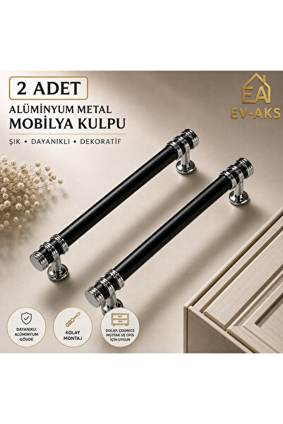 reis kulp mobilya aksesauarları imalat sanayi 2 Adet Alüminyum Metal Dekorati...