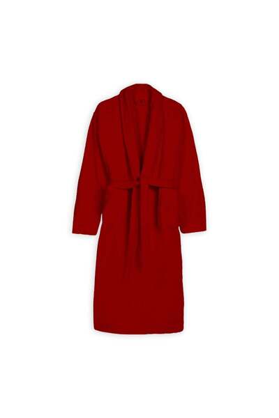OEM Halat de baie, Ralex Pucioasa, Velur, 100% Bumbac, Roșu, S/M, 420 grame/m...