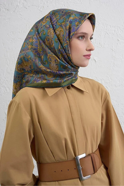 Armine 100% Twill Silk Scarf 9416D (t) (Nostalgia)-52
