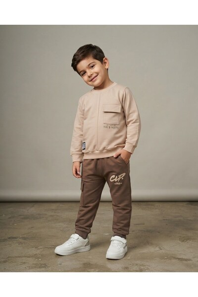 VOY KİDS Boys' Seasonal Compact Cotton 2 Thread 2-3-4-5-6-7-8-9-10 Years Old ...