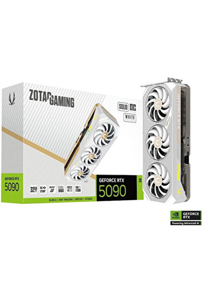 Zotac GeForce RTX 5090 32GB GDDR7 SOLID OC Λευκή Έκδοση Κάρτα Γραφικών Κωδικό...