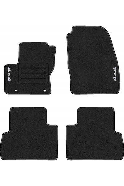 NO BRAND Covorașe auto cu logo 4x4 pentru Ford C-Max II Oval (2010 - 2019) se...