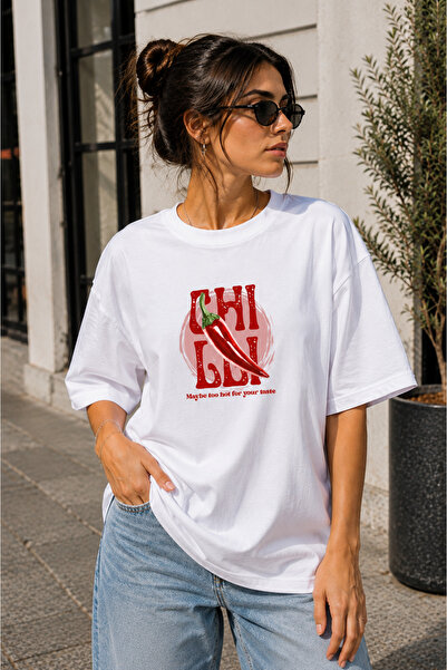 CHİLLİ ÖZEL TASARIM KADIN T-SHIRT