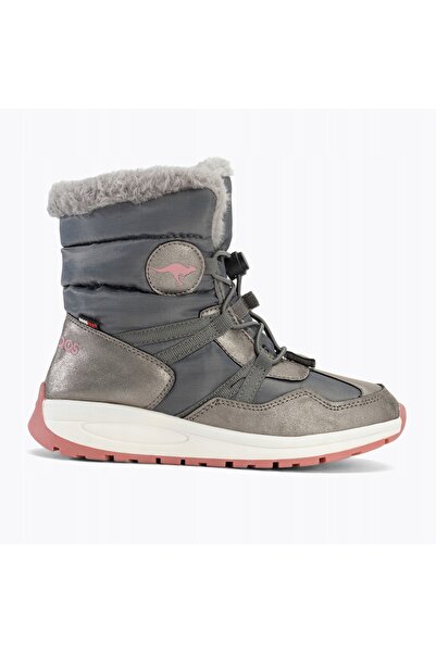 NO BRAND KangaROOS K-PE Ski RTX gri oțel / roz prăfuit 39 EU rațe de zăpadă j...