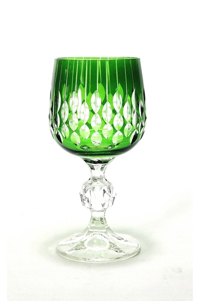 Kristal Market Bohemia Crystal Handmade Drop Coffee Side Glass 150Cc