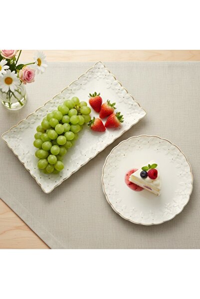 NO BRAND Tavă dreptunghiulară 16,9x30cm Fiorella GB051 Villa Italia