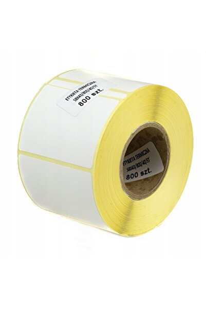 NO BRAND Etichete termice Mdlabels albe 58x43 mm 800 bucăți