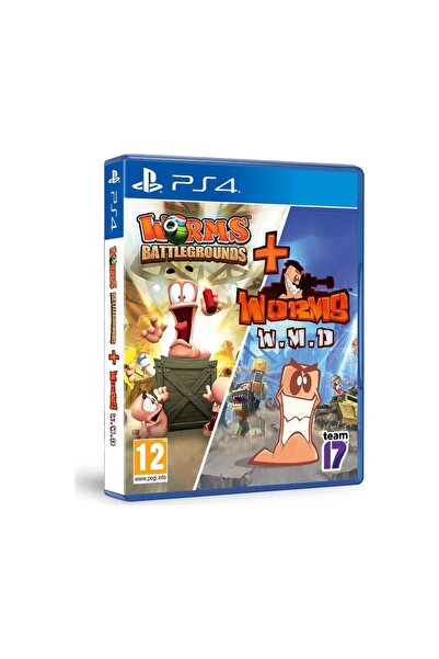 Team 17 PS4 Worms Battlegrounds + Worms WMD – Διπλό Πακέτο