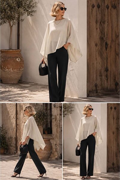 ibeeka Bluză Flying Cape Culoare Prune