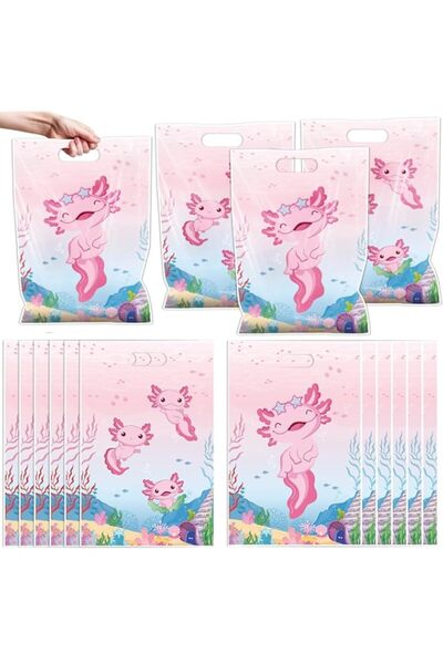 Generic Brand Axolotl Birthday Decorations Bags - 50 Pcs Axolotl Party Favors...