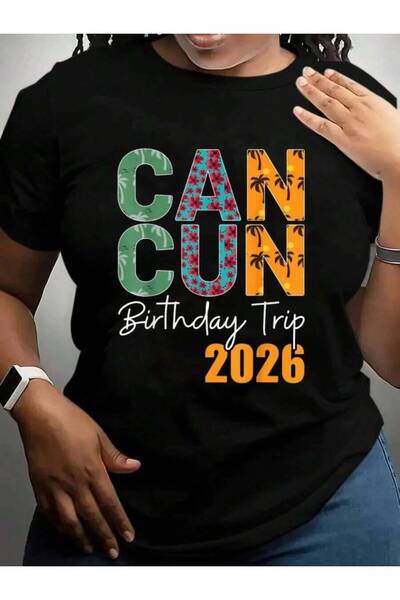 k222 Mexico Cancun Birthday Trip 2026 Family Vacation Matching T-Shirt Black ...