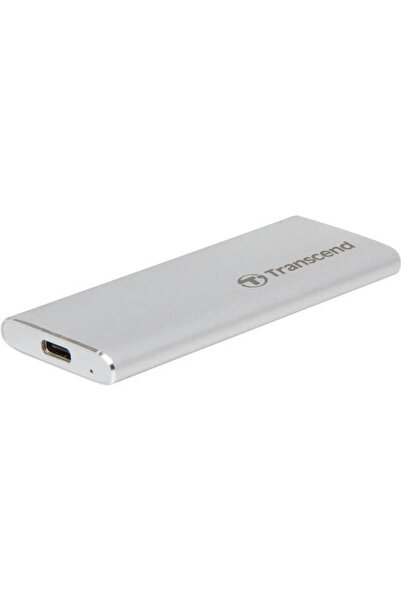 Transcend ESD240C USB-C Εξωτερικός SSD 480GB M.2 Ασημί