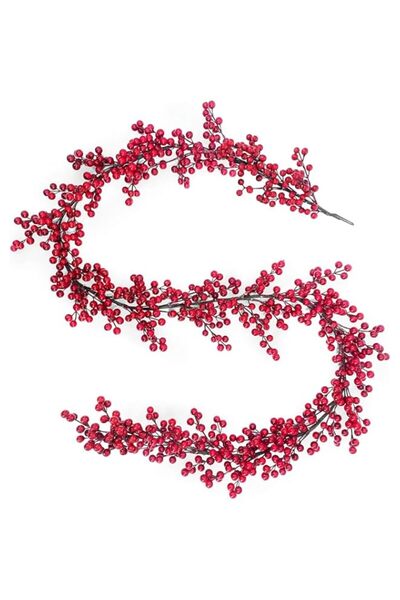 Generic Red Berries Christmas Garland with Beautiful Berries | Winter Garland...