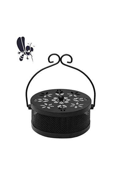 Generic Brand Mosquito Coil Box, DELFINO Iron Holder Household Censer Repelle...