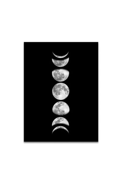 Generic Moon Phases Painting, High Definition Modern Artwork for Wall Decor, ...