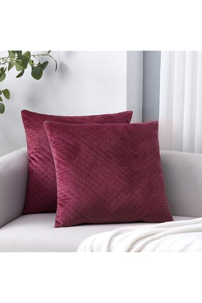Generic Cushion Covers Set of 2 – 100% Polyester Structured Velvet, 45 x 45cm...