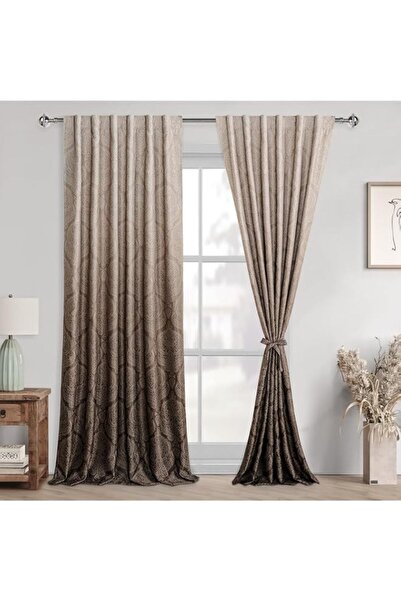 Generic Brand DWCN Back Tab Ombre Blackout Curtains for Bedroom - 96 inches L...