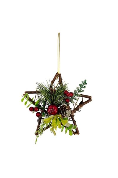 Generic Christmas Magic Christmas Rattan Star, 15 cm Size