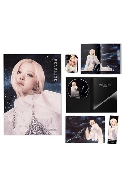 Generic Brand DEADLINE 3rd MINI ALBUM (SILVER - ROSE Ver.) Cover + CD + Photo...