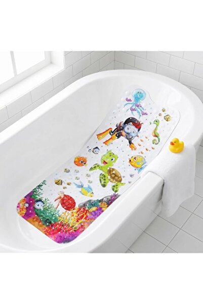 Generic Baby Bath Mat for Kids, Extra Long 40 x 16 Inch Non Slip Bathtub Mat ...