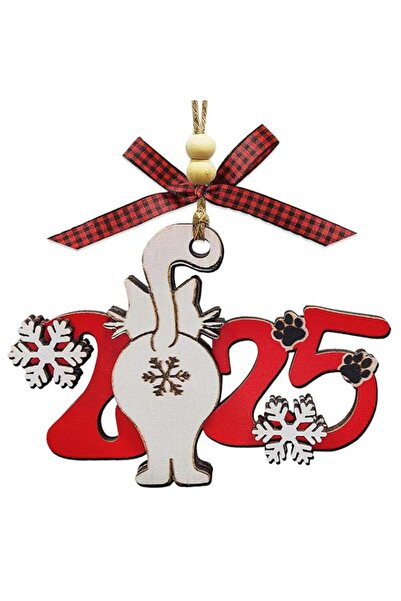 Generic BIGTHREE Christmas Ornaments 2025, Christmas Tree Ornaments, Wooden C...