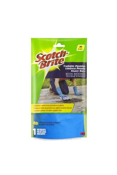 Generic Scotch-Brite Extra Strong Gloves Medium Size, 1 pair/pack | Extra Hea...