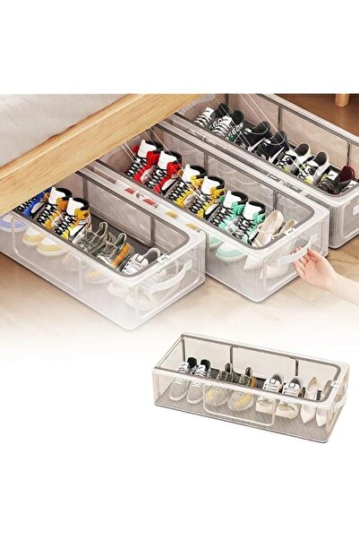 Generic MRTURK Clear Foldable Shoe Bag - Transparent Shoe Rack, Dustproof Sho...