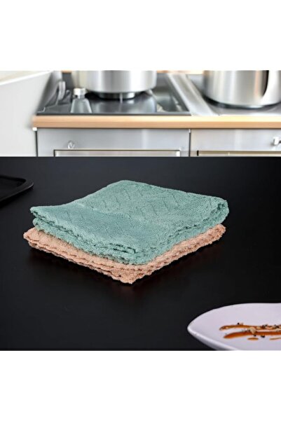 Generic Delcasa Multipurpose Towels 2-Piece Pack, Green/Brown