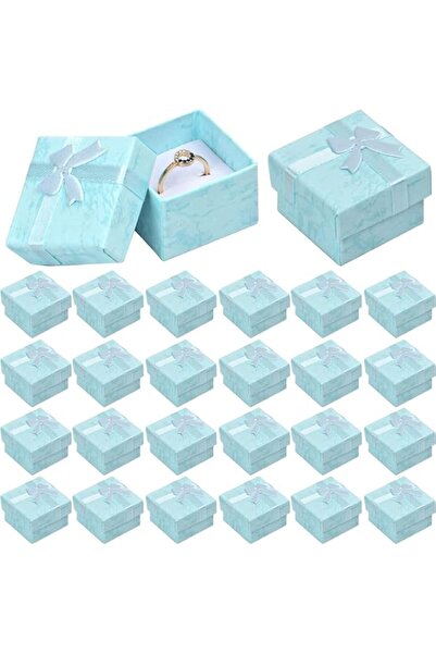 Generic Brand 24 Pack Small Gift Boxes 4 x 4 x 3 cm, Cardboard Jewellery Boxe...