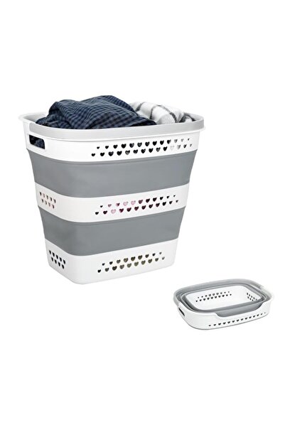 Generic Large Collapsible Laundry Baskets for Dirty Clothes, Plastic Laundry ...