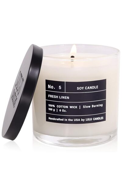 Generic Brand Lulu Candles (Fresh Linen) - Luxury Scented Hand made in the US...