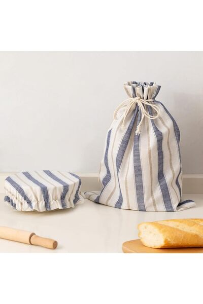 Generic Linen Bread Bag for Homemade Sourdough Bread with Proofing Cover, Reu...