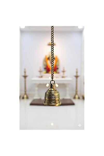 Generic eSplanade Brass Hanging Bells for Home Decoration with Chain - (1 Pie...