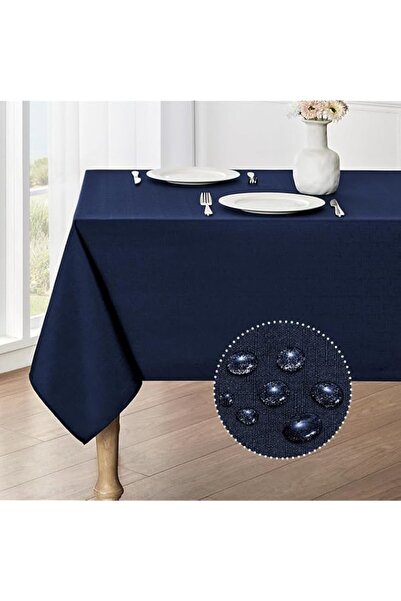Generic Veblandy Rectangle Tablecloth Waterproof 52x70 inch Linen Textured Ta...