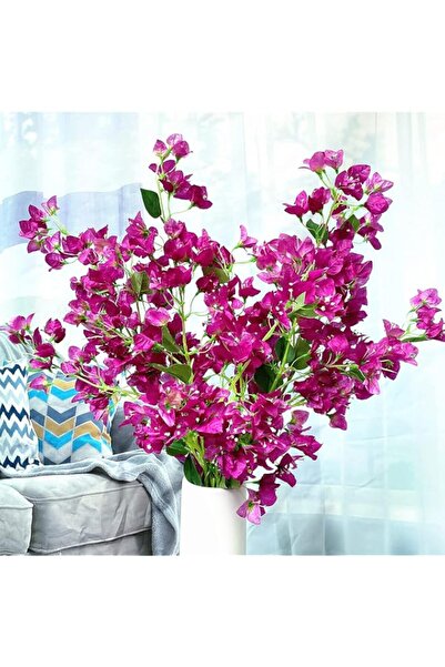 Generic Artificial Flowers Silk Bougainvillea Branches Faux Artificial Bougai...